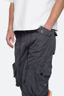 Lightweight Cinch Cargo Pants | Faded Black