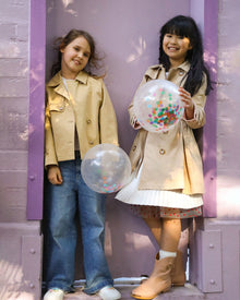 Kids | Matilda Cropped Trench Jacket | Khaki