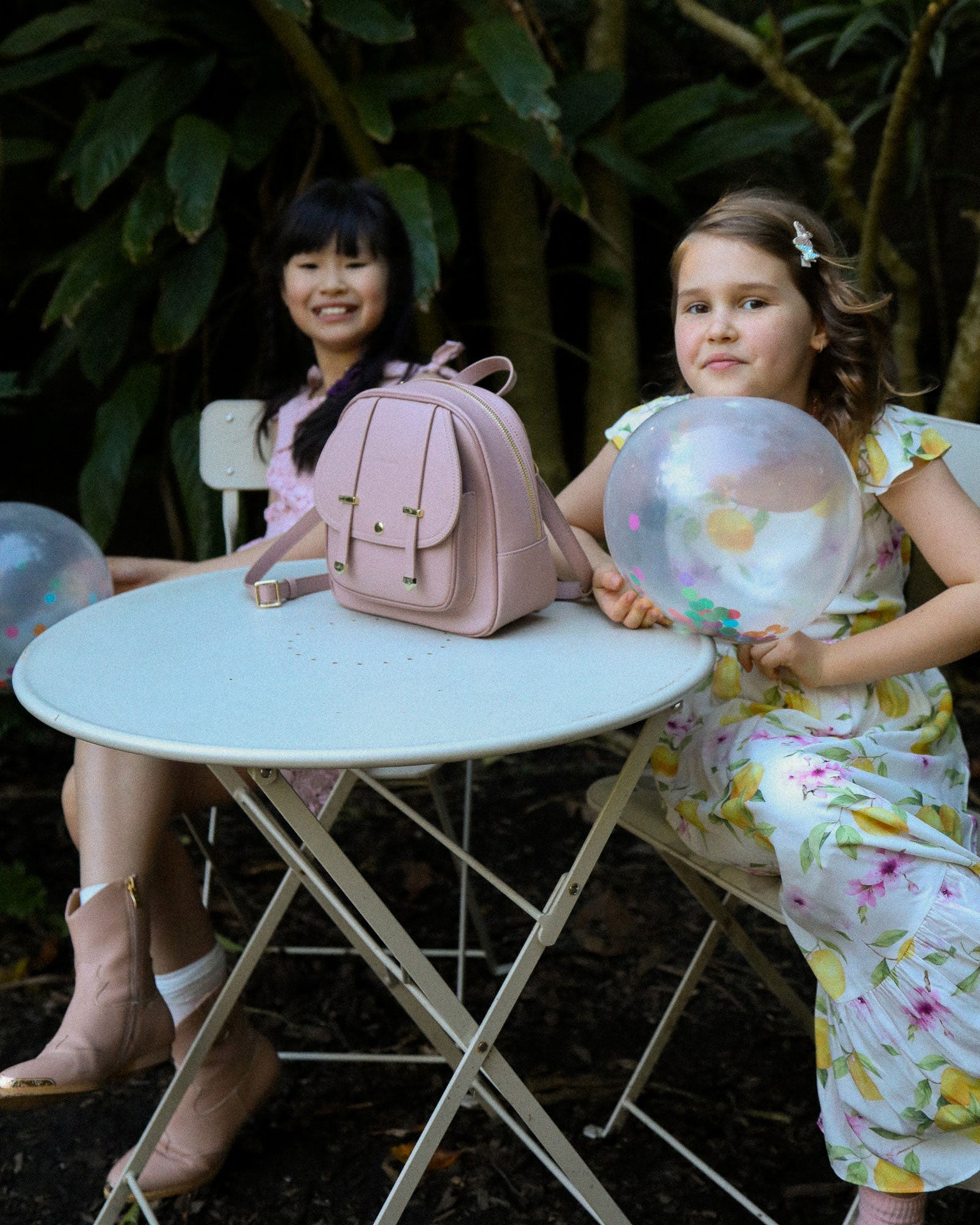 Kids | Sunset Sakura Maxi Dress | Sakura Orchard