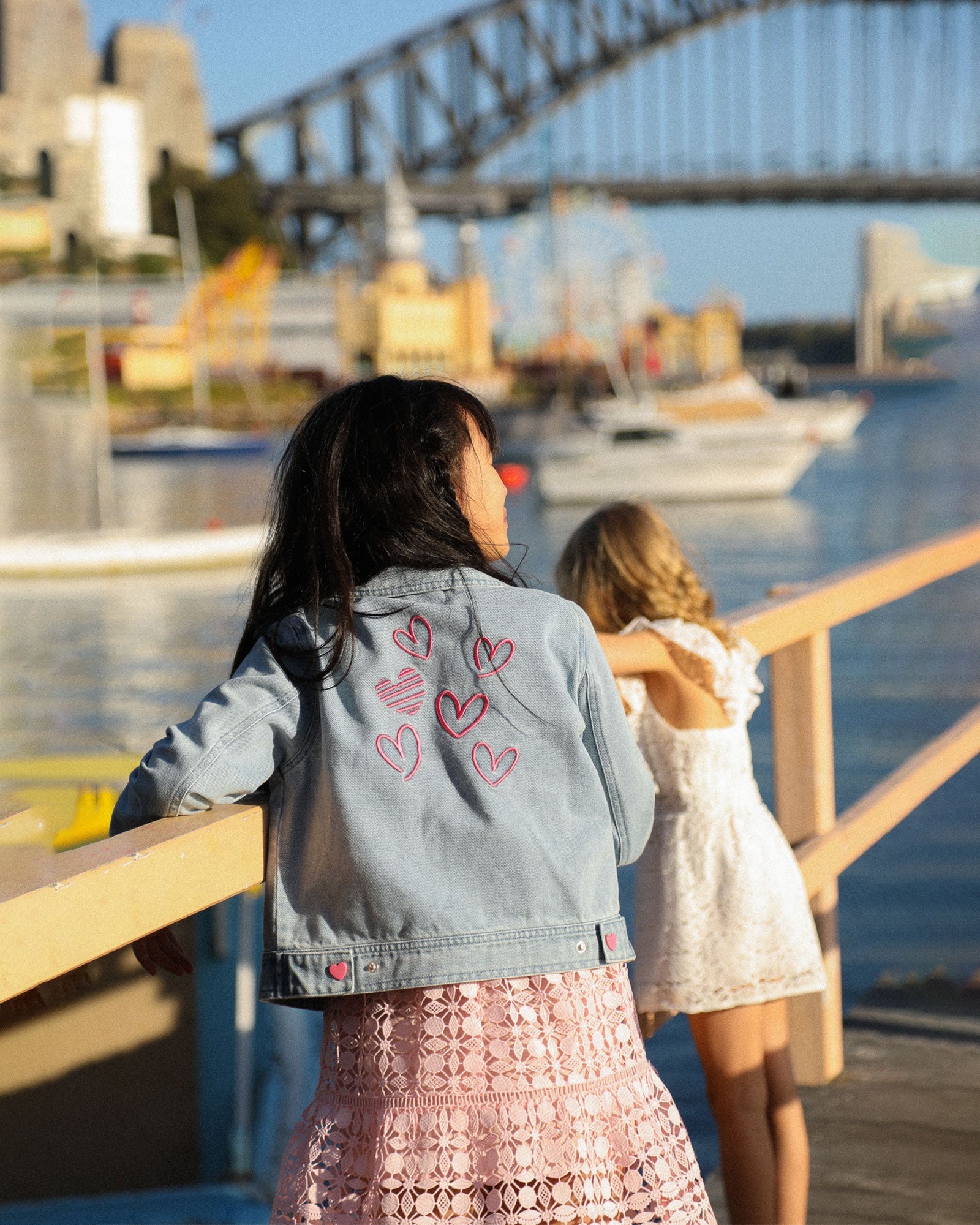 Kids | Sweet Like Me Denim Jacket | Stonewash