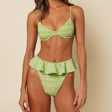 Women | Dainty Bikini Top | Lime Icing