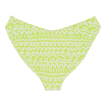 Women | Added Coverage Lulu (Zig-Zag Stitch) Bikini Bottom | Lime Icing