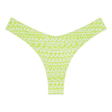 Women | Added Coverage Lulu (Zig-Zag Stitch) Bikini Bottom | Lime Icing