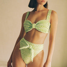 Paula Tie-Up Bikini Bottom | Lime Icing