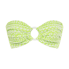 Women | Tori Ties Bandeau Bikini Top | Lime Icing