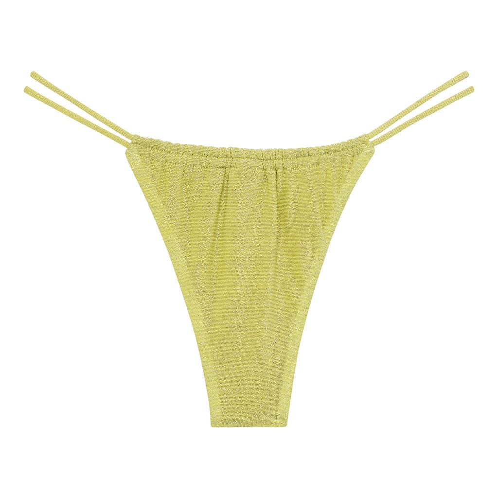 Women | Brasil Bikini Bottom | Limon Sparkle