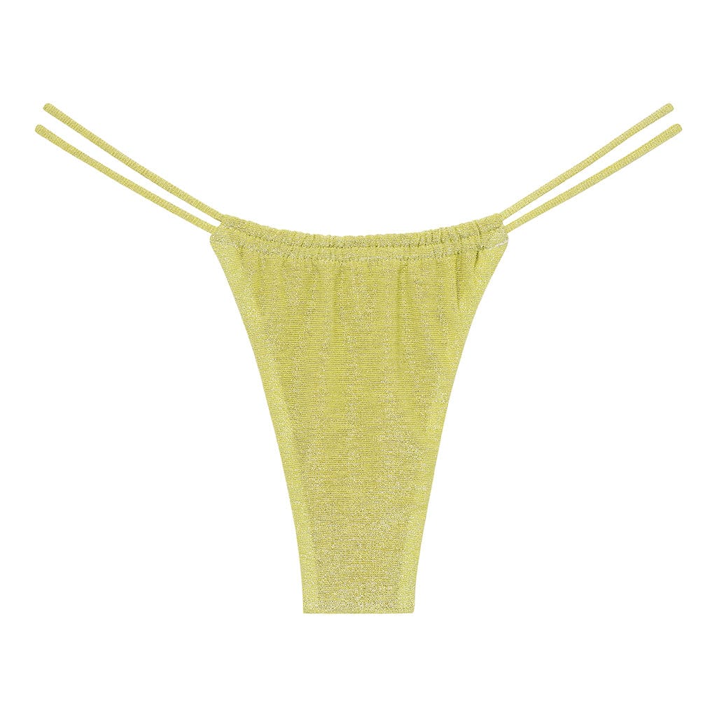 Women | Brasil Bikini Bottom | Limon Sparkle