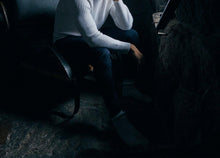 Lipen Merino Merino Rib Jumper | Cloud