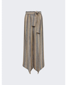 Lisa Marie Fernandez | Women | Farrah Wrap Pant | Siena Natural Striped Chios Gauze