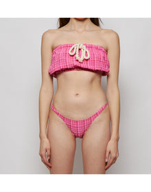Lisa Marie Fernandez | Women | Victor Drawstring Bikini Fuchsia | Fuchsia
