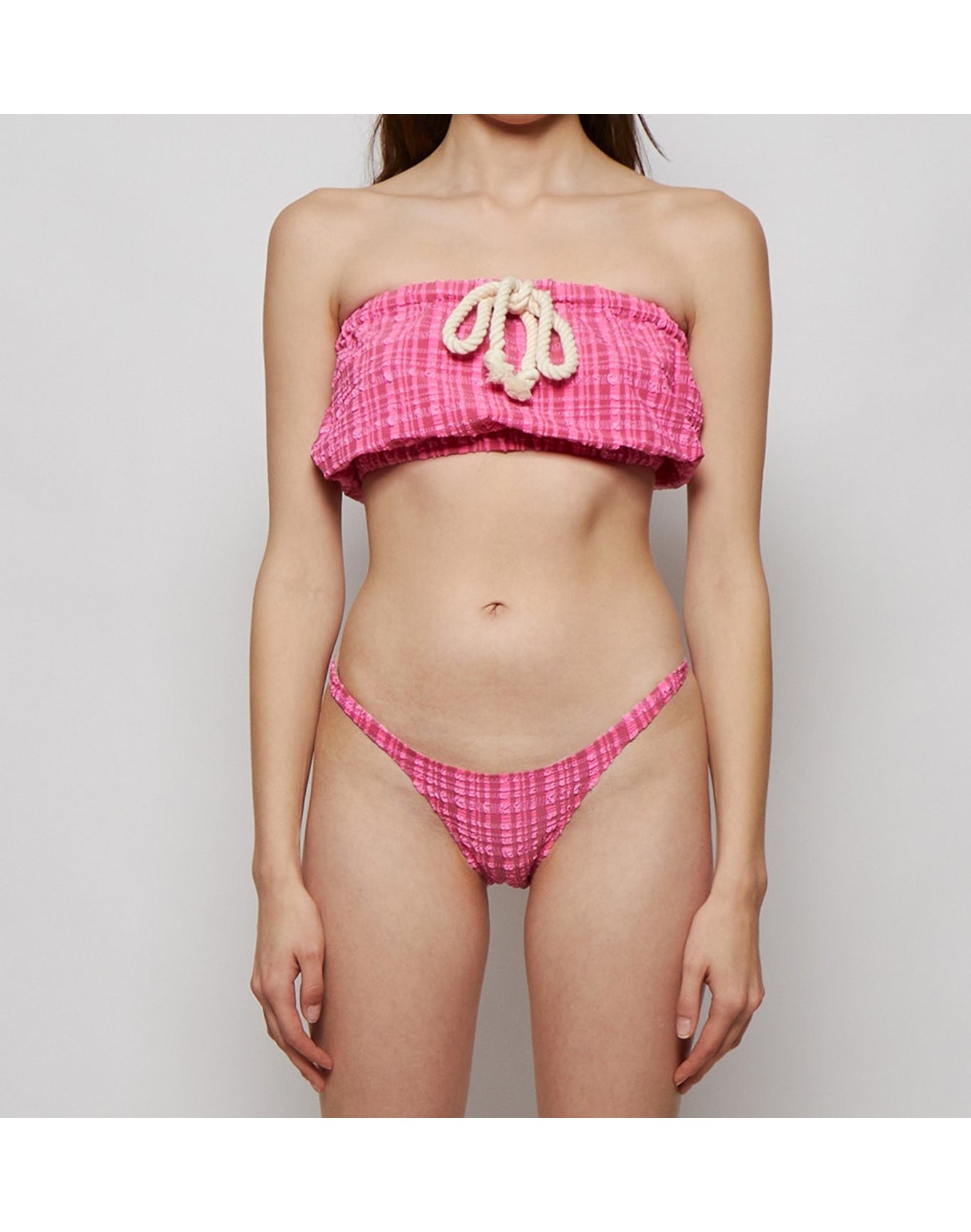 Lisa Marie Fernandez | Women | Victor Drawstring Bikini Fuchsia | Fuchsia