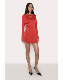 Lleo Satin Mini Dress | Poppy