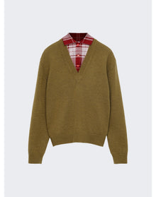 Loewe | Women | Trompe L'oeil Sweater | Green