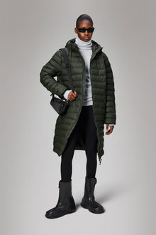 Lohja Longer Puffer Jacket | Green