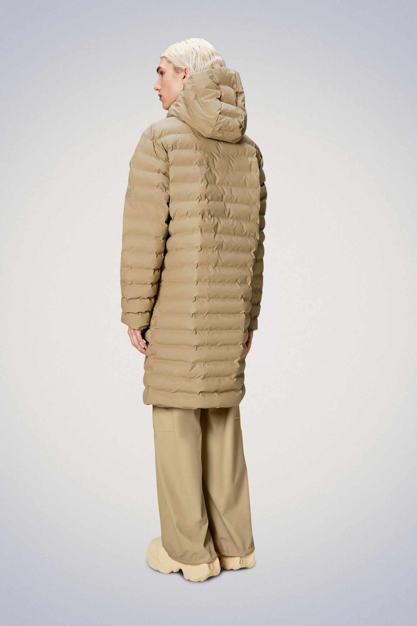 Rains Lohja Longer Puffer Jacket Jackets 24 Sand