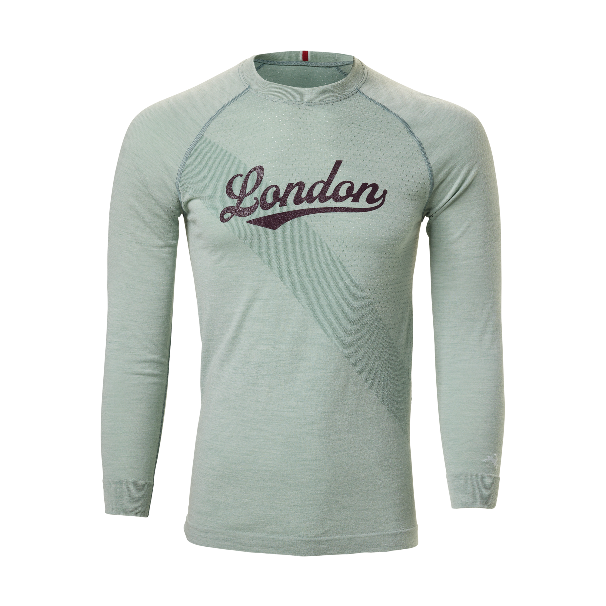 Mens | Brighton Base Layer - London | Jadeite/Wine