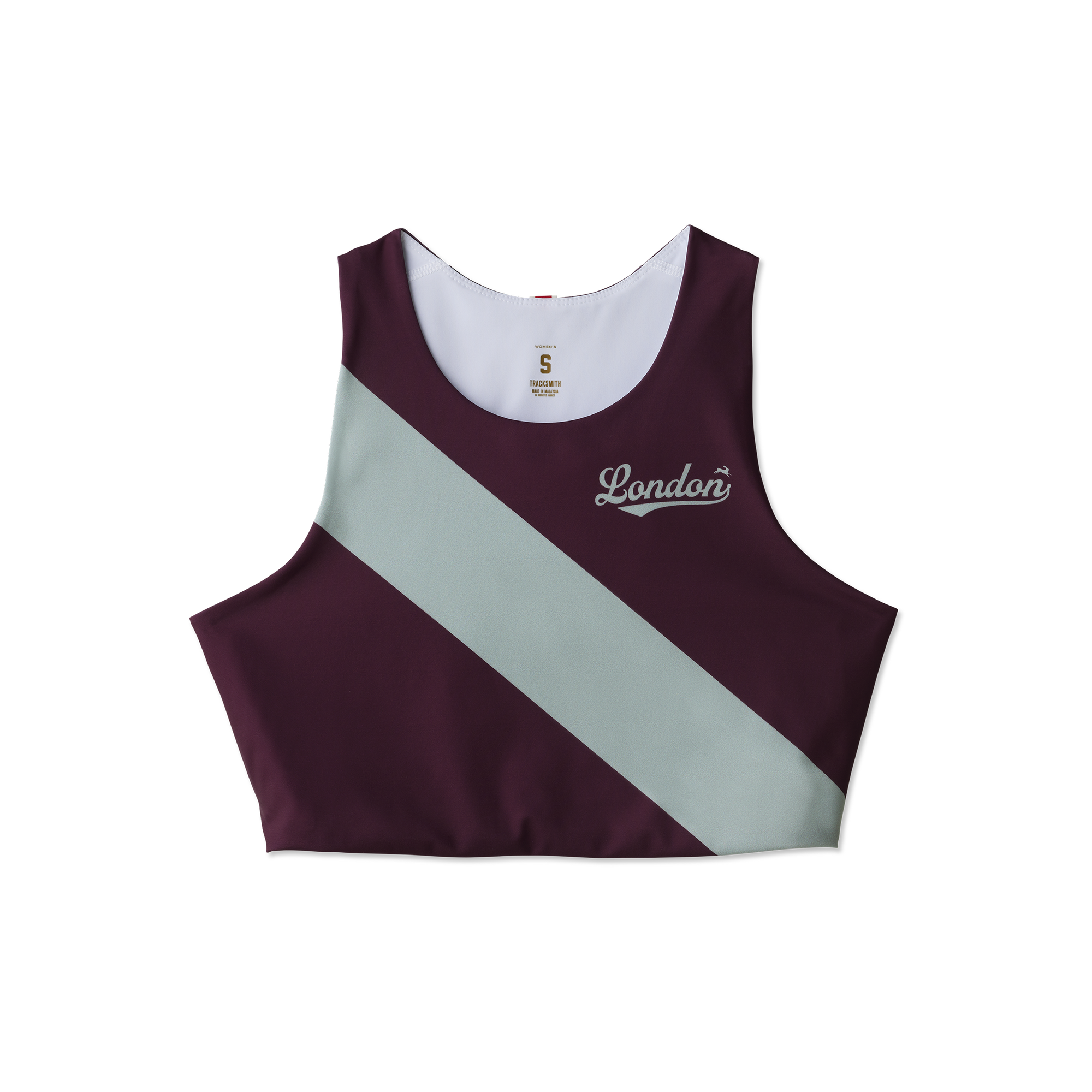 Womens | Race Top - London | Wine/Jadeite