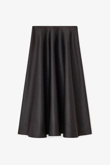 Long Circle Skirt | Black