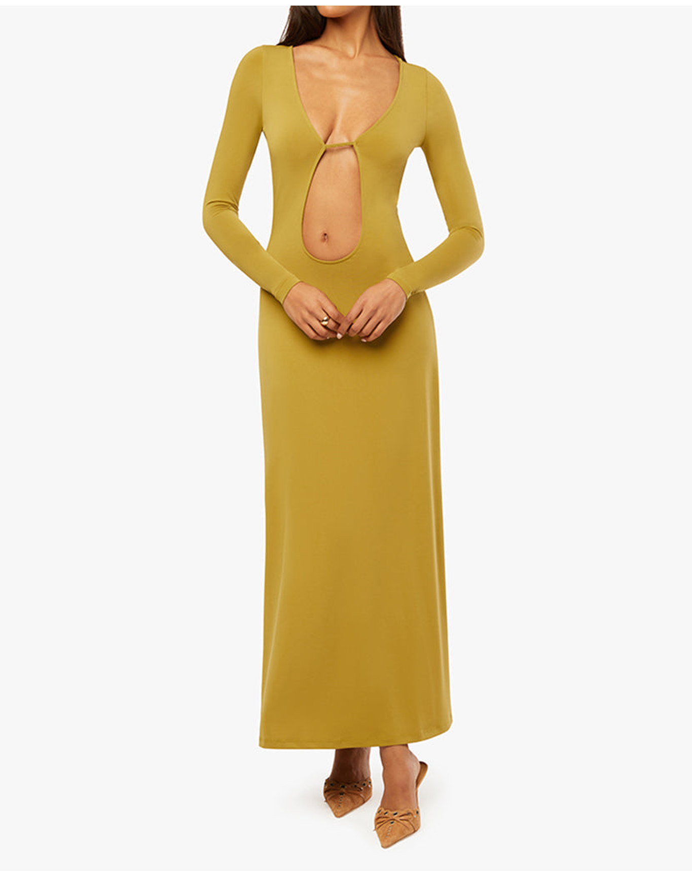 Long Sleeve Cutout Maxi Dress | Willow