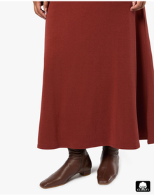 Long Sleeve Off Shoulder Dress | Chestnut