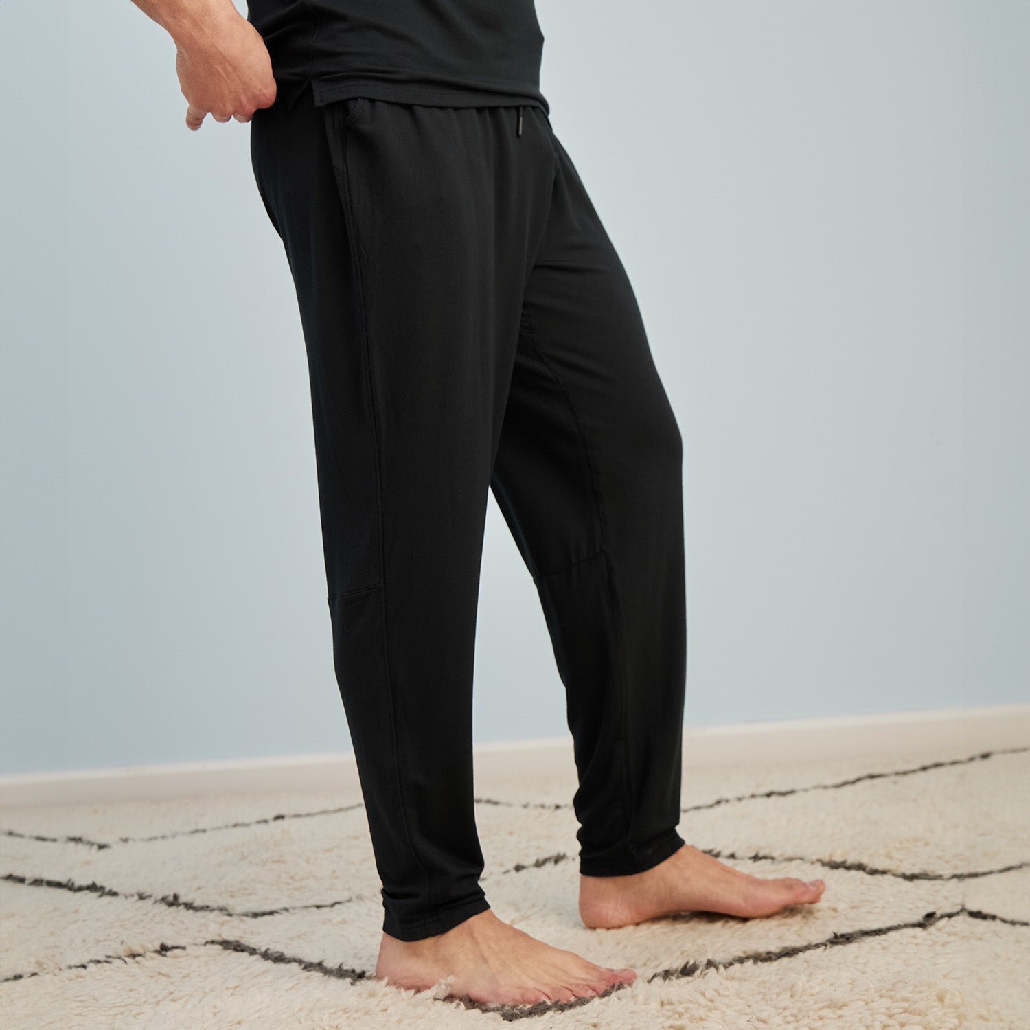 Modal French Terry Lounge Pants | Black