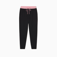 Modal French Terry Lounge Pants | Black/Flamingo