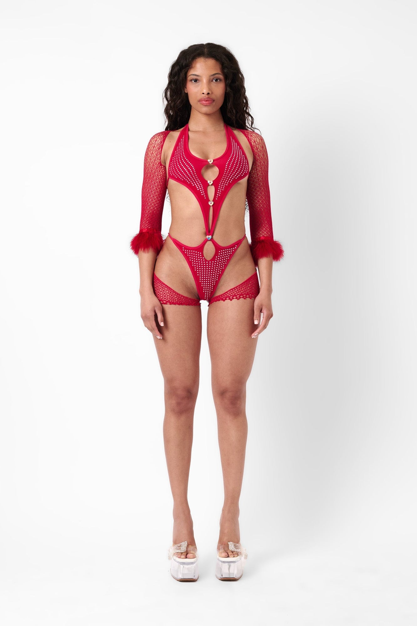Womens | Skipper Playsuit | Red