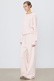 DRAWSTRING WIDE LEG SWEATPANT - ETERNE