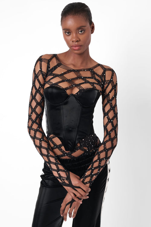 Womens | Marina Mini Dress | Black