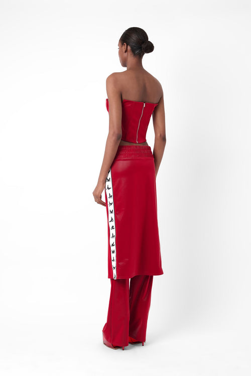 Womens | Premier Trouser Skirt | Red