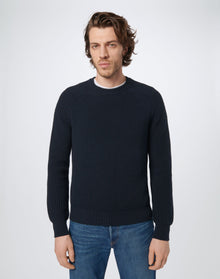 60s Fisherman Crewneck | Navy