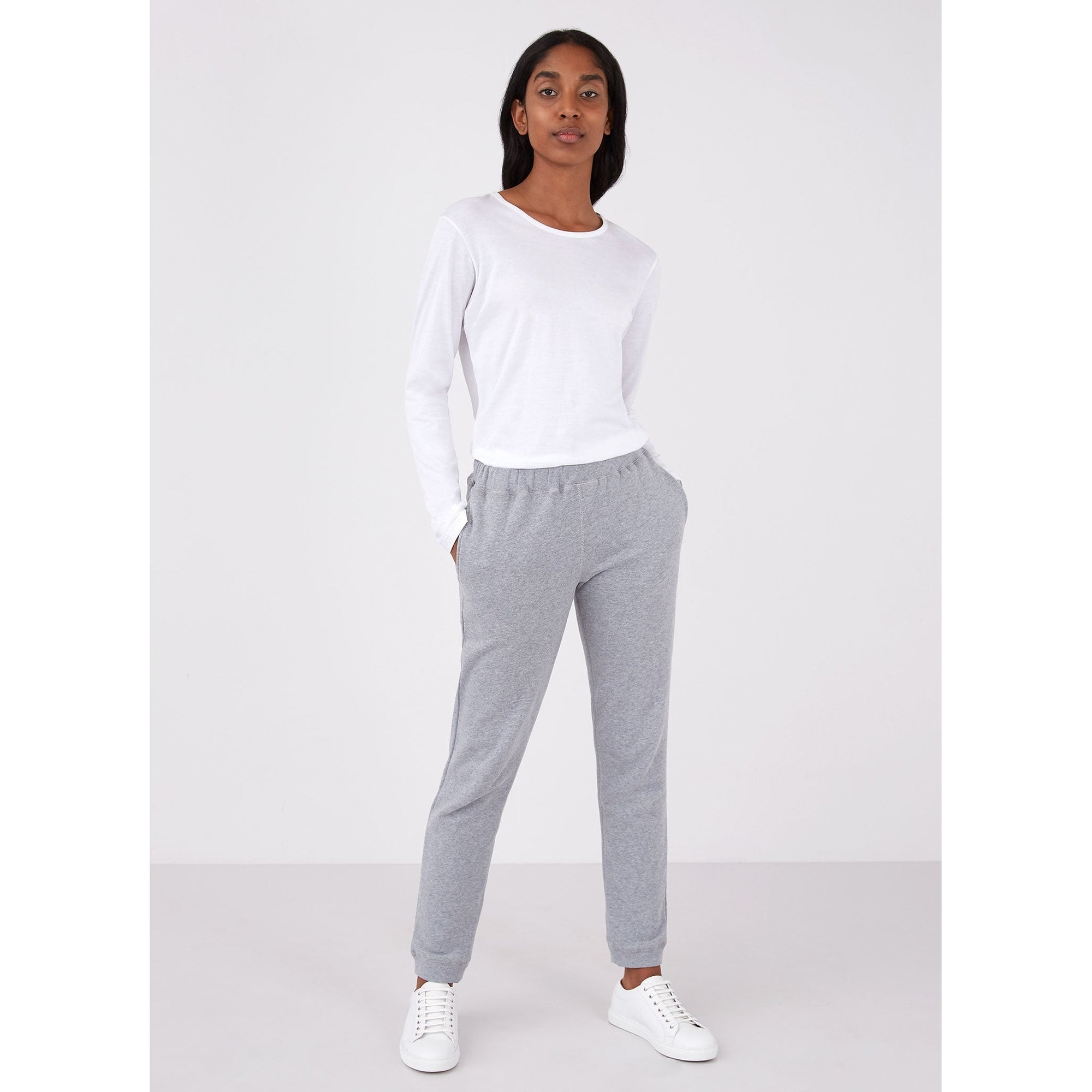 Loopback Sweatpants | Women | Grey Melange