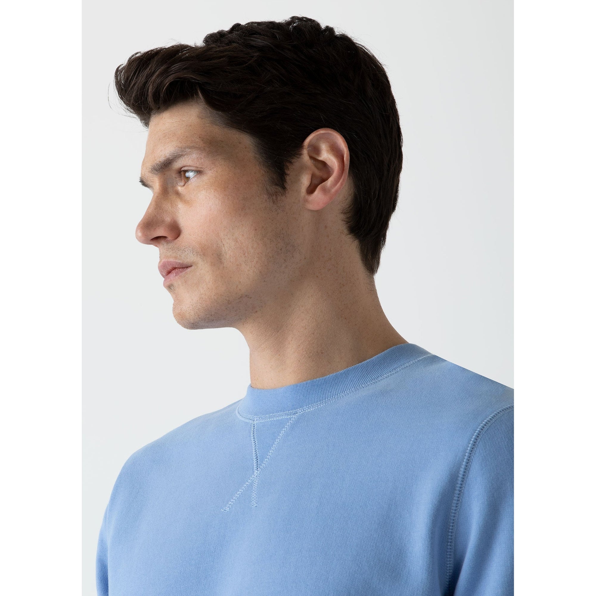 Loopback Sweatshirt | Men | Cool Blue