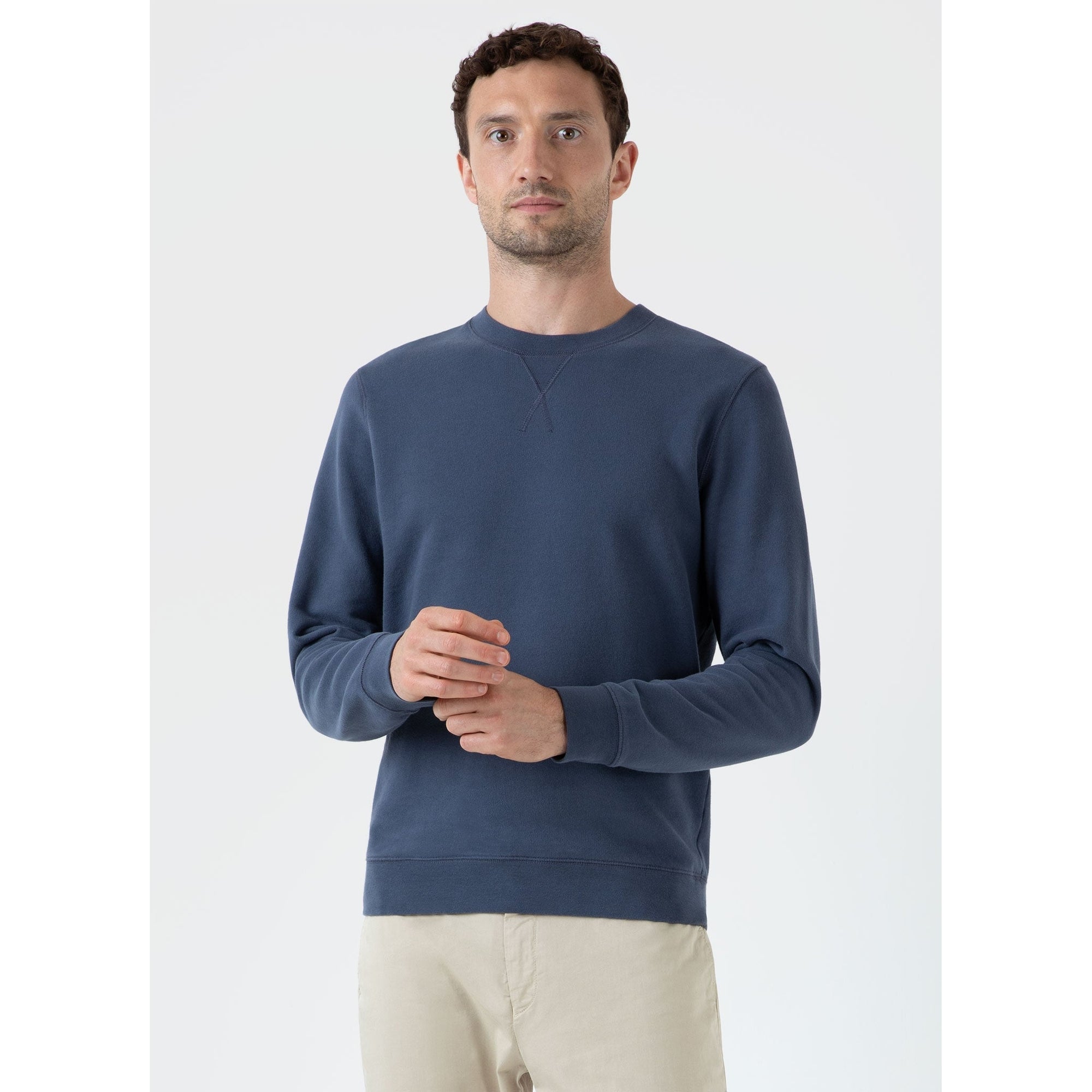 Loopback Sweatshirt | Men | Slate Blue