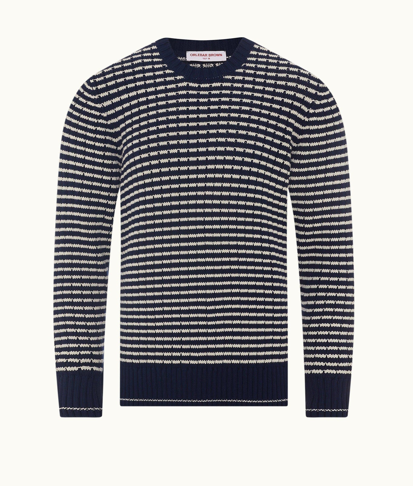 Lorca Stripe Side Stripe Jumper | Night Iris/Sea Mist