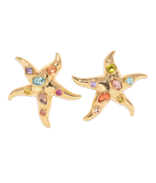 Naia Starfish Earrings | Gold