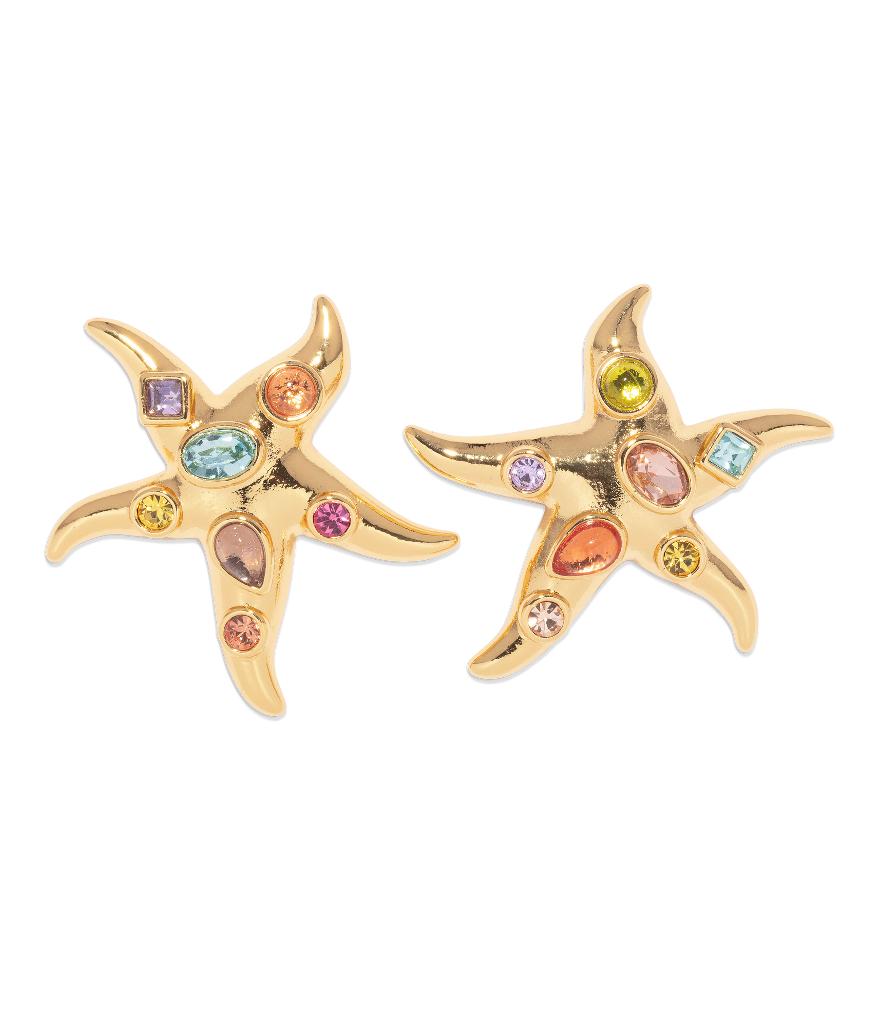 Naia Starfish Earrings | Gold