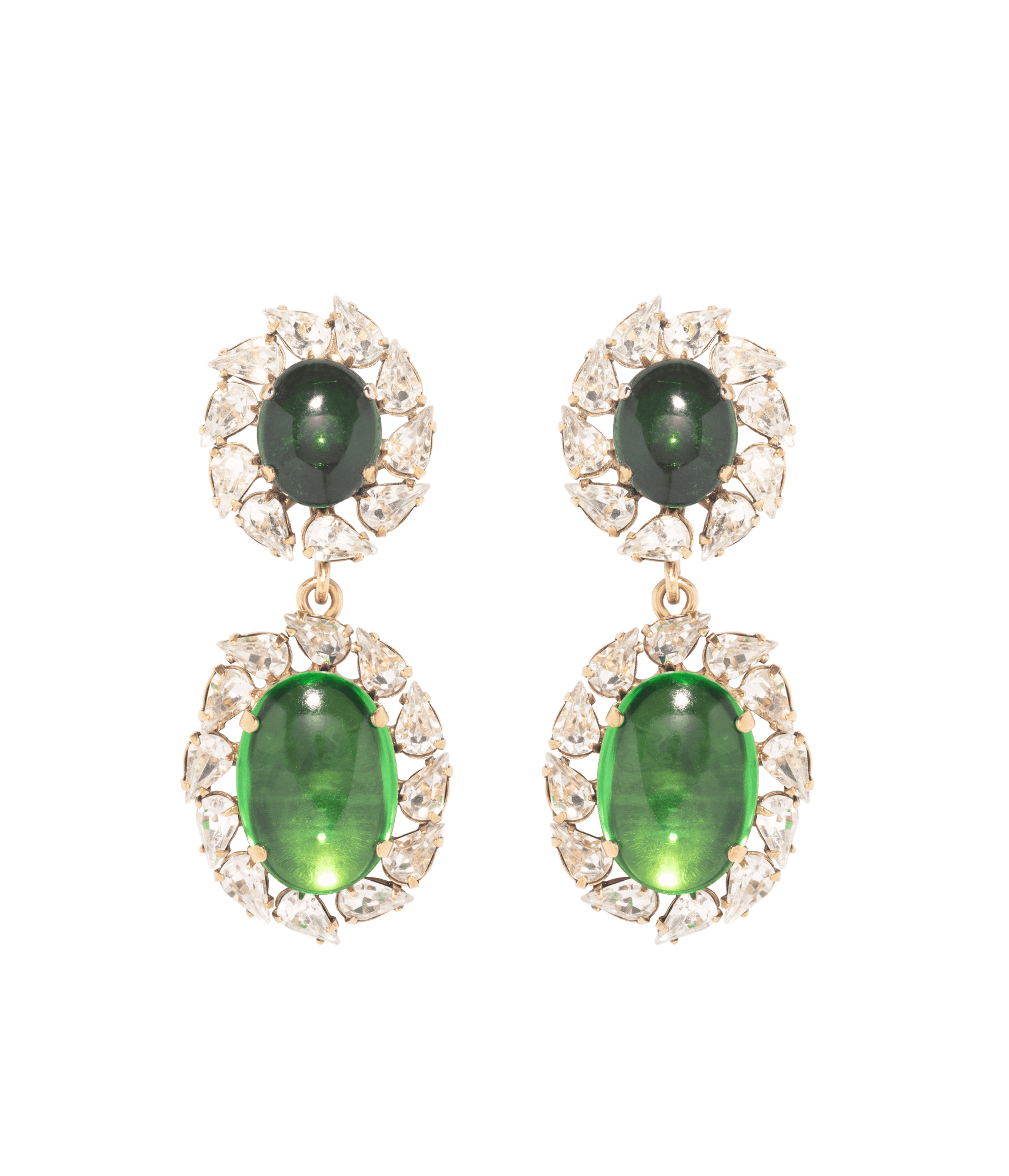 Roman Earrings | Emerald