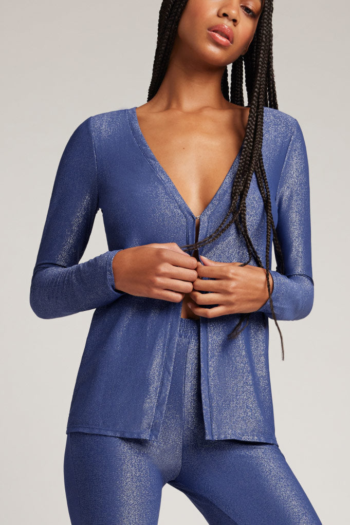 Disco Open Cardi | Navy