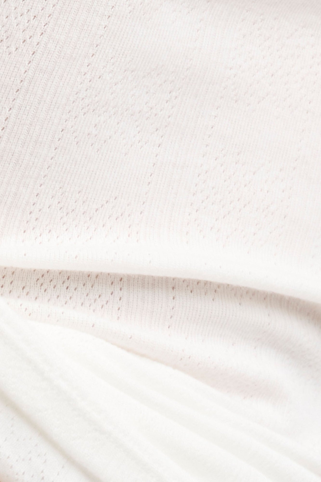 Pointelle Tank | White
