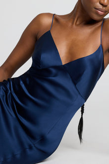 Eclipse Washable Silk Slip | Navy