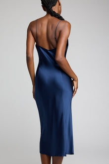 Eclipse Washable Silk Slip | Navy