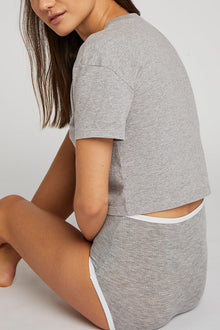 Uniform Baby Tee | Heather Grey