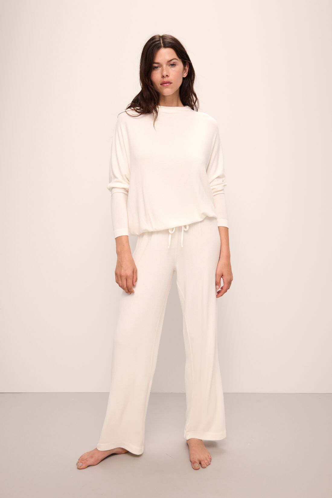 Womens | Cozy Time Mock Neck Pullover | Ivory
