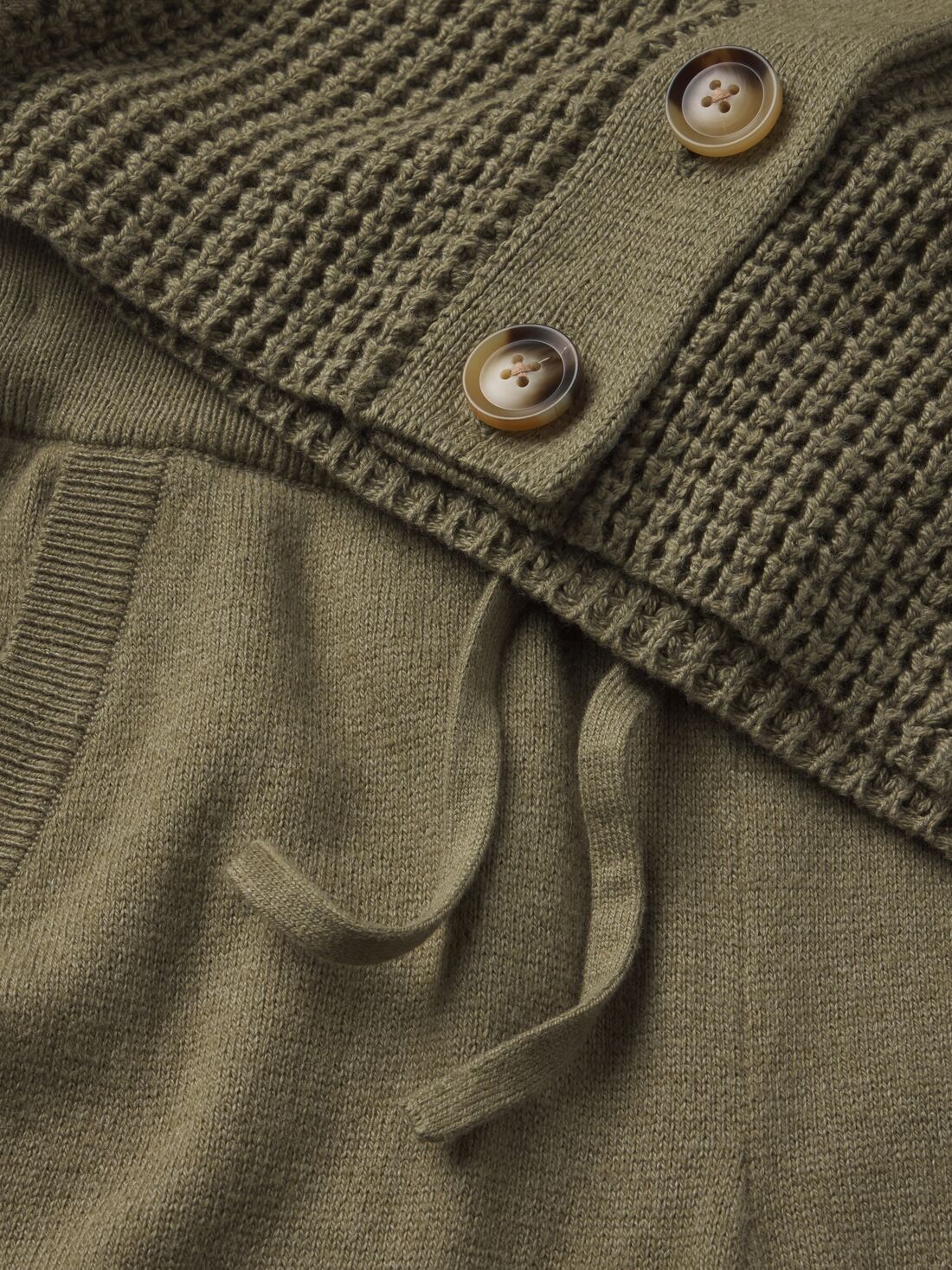 Recycled Sweater Cropped Tank | Moss