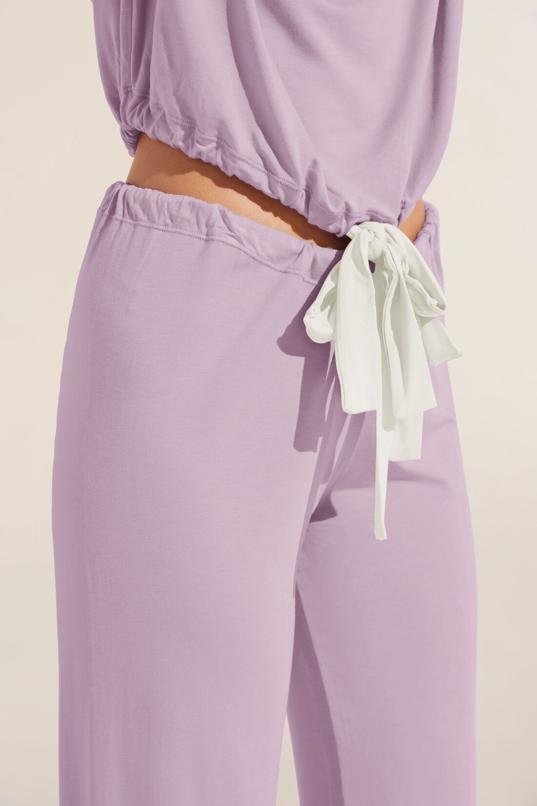 Gisele TENCEL™ Modal Slouchy PJ Set | Lavender/Ivory