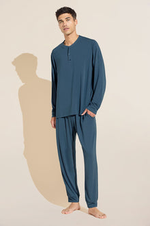 Men | Henry TENCEL™ Modal Long PJ Set | Heritage Blue