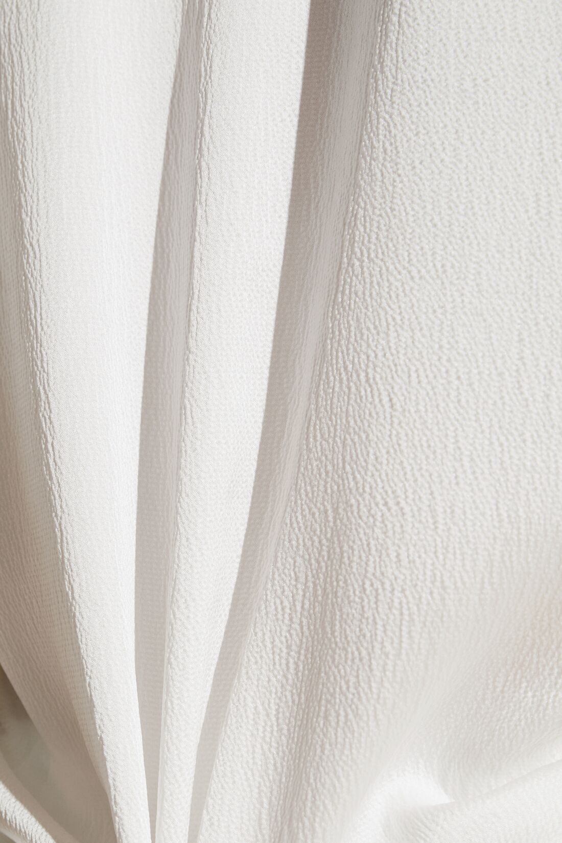 Women | Inez Textured Washable Silk Short Robe | Pearl