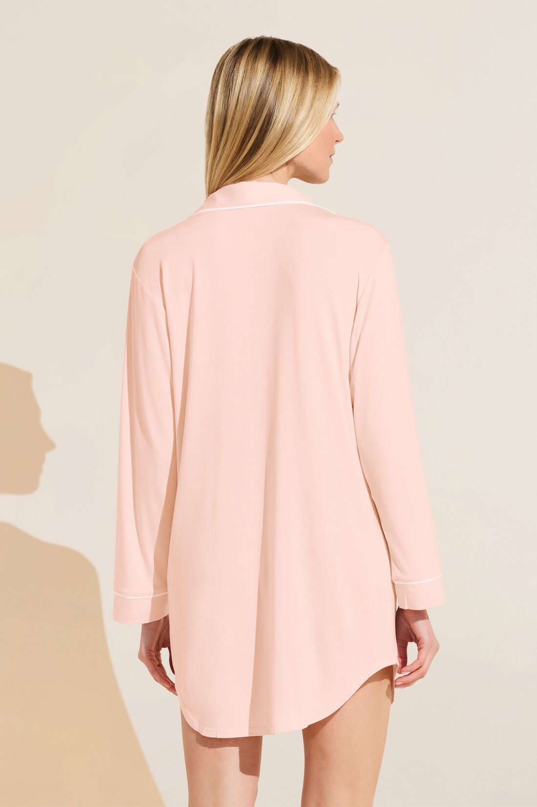 Gisele TENCEL™ Modal Sleepshirt | Petal Pink/Ivory