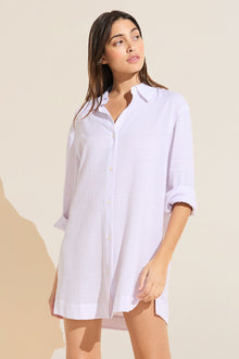Nautico Sleepshirt | White/Lavender